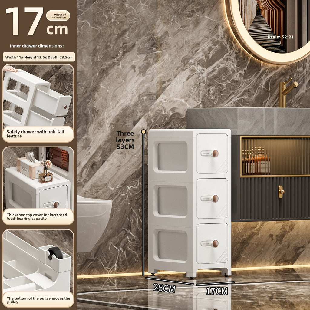 Plastic storage cabinet
