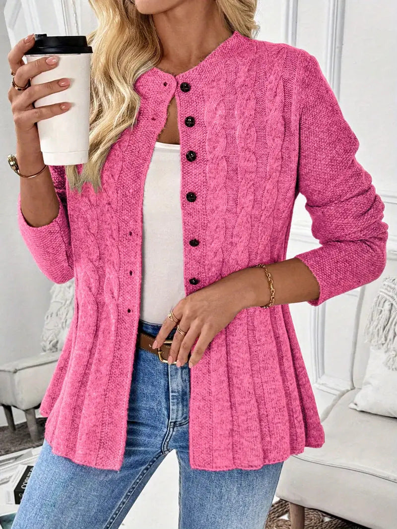 Long Sleeve Knitted Cardigan for Women