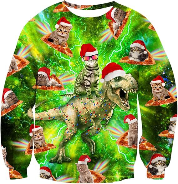 Christmas Animal Print Sweatshirt