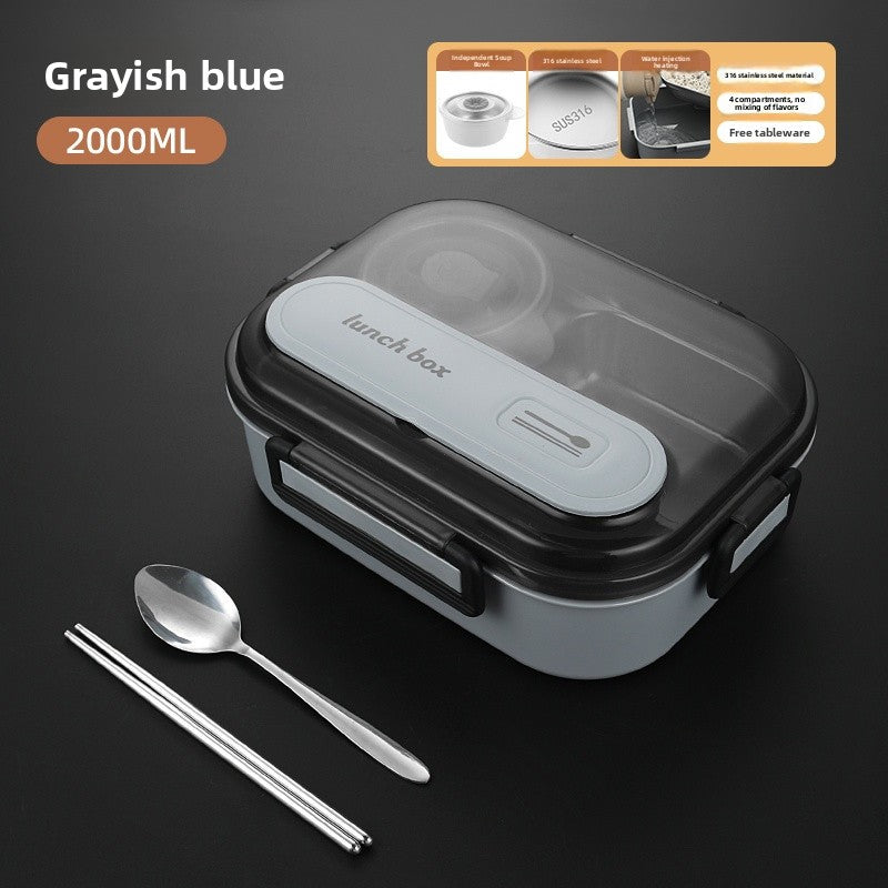 Stainless Steel Insulated Lunch Box with Soup Cup