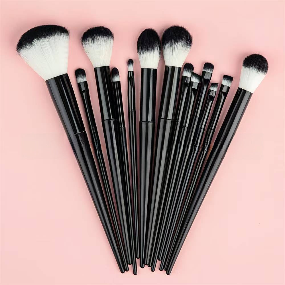 13 Piece Makeup Brush Set for Powder Blush Eye Lip