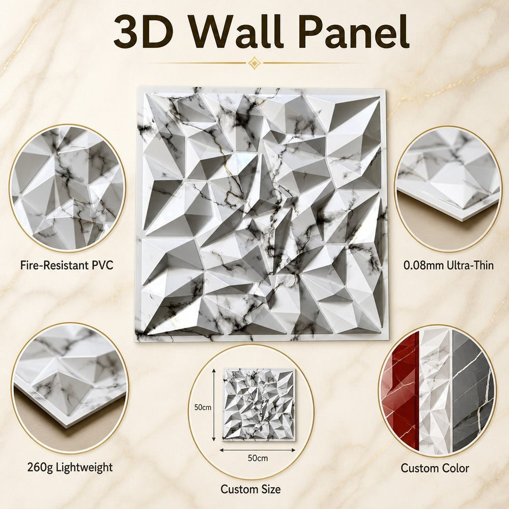 PVC3D Three-Dimensional Wall Panel