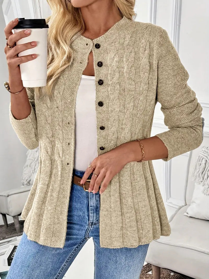 Long Sleeve Knitted Cardigan for Women