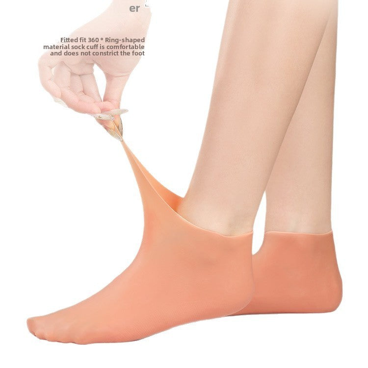 Cracking Heel Protective Socks Foot Cover Moisturizing Socks Film Gel Socks Anti-slip