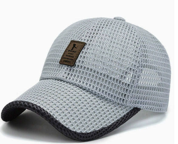 Mesh Baseball Cap with Sun Protection