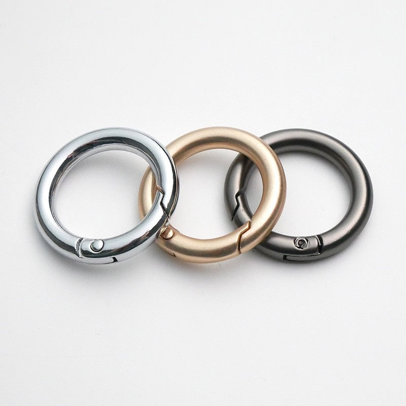 Zinc Alloy Spring Key Rings