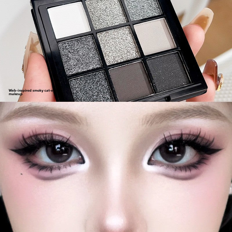 Low saturation nine-color eye shadow plate