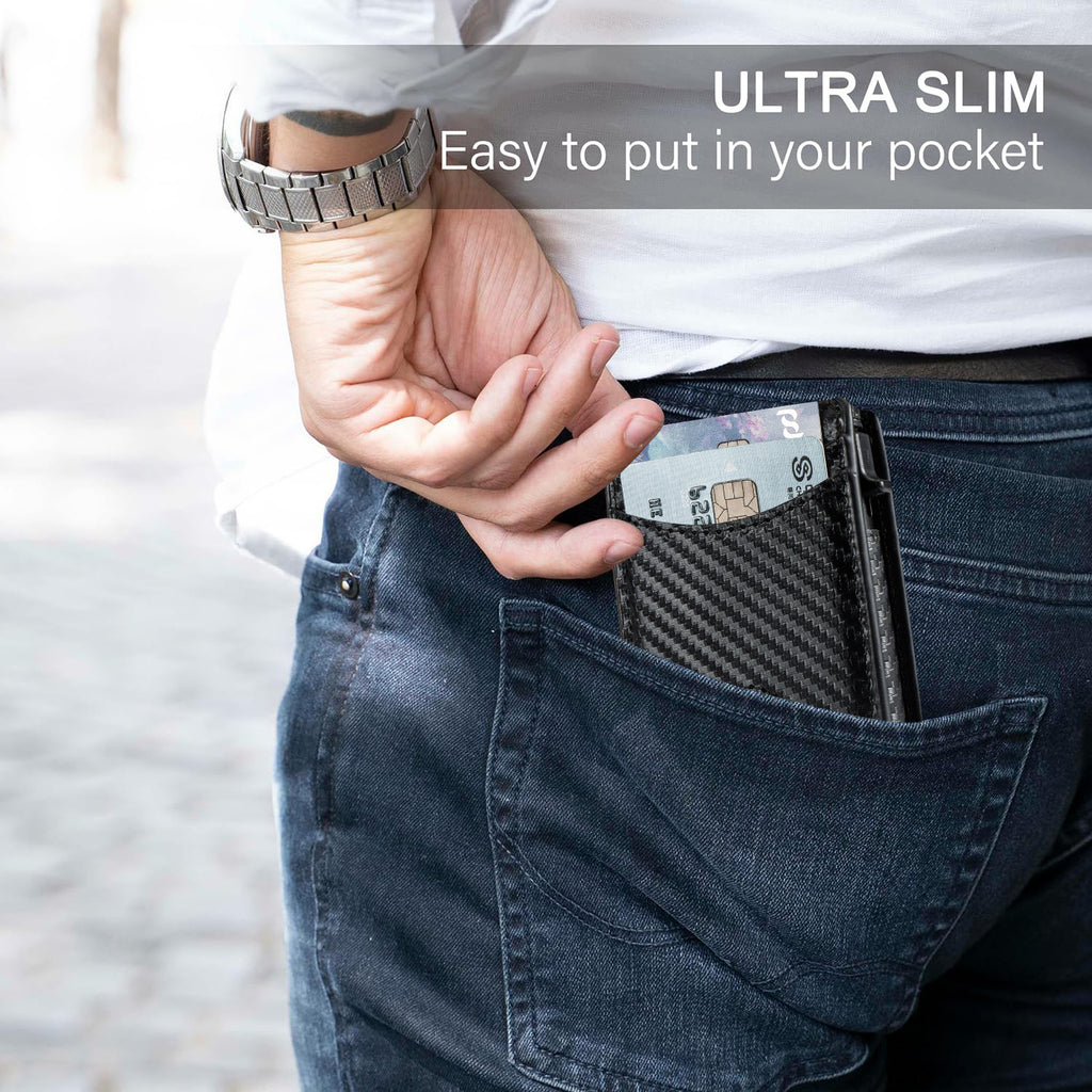 Leather Two-fold Wallet Card Holder