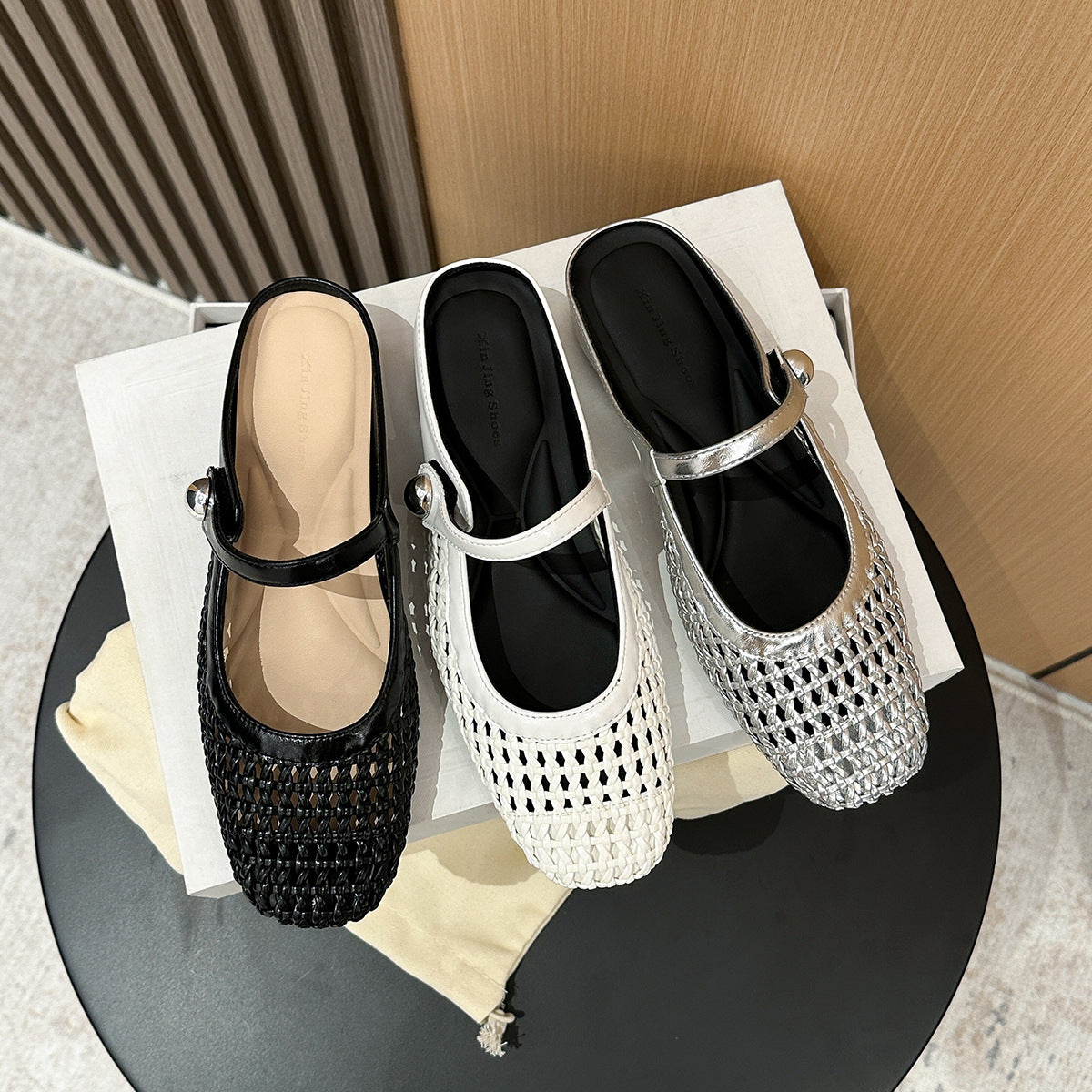 Spring/Summer Casual Flat Shoes with Single Strap