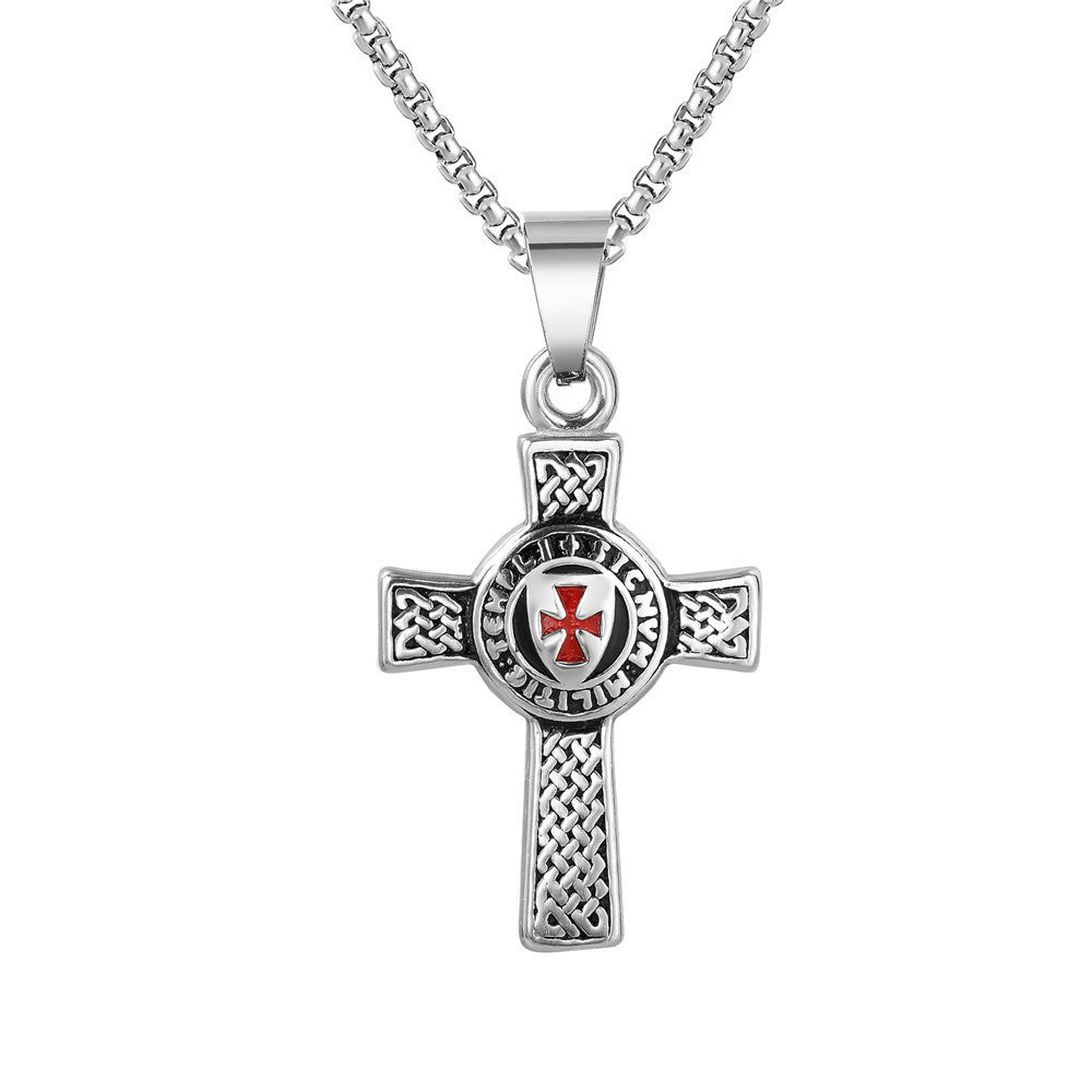 Letter Pendant Necklace with Vintage Chain