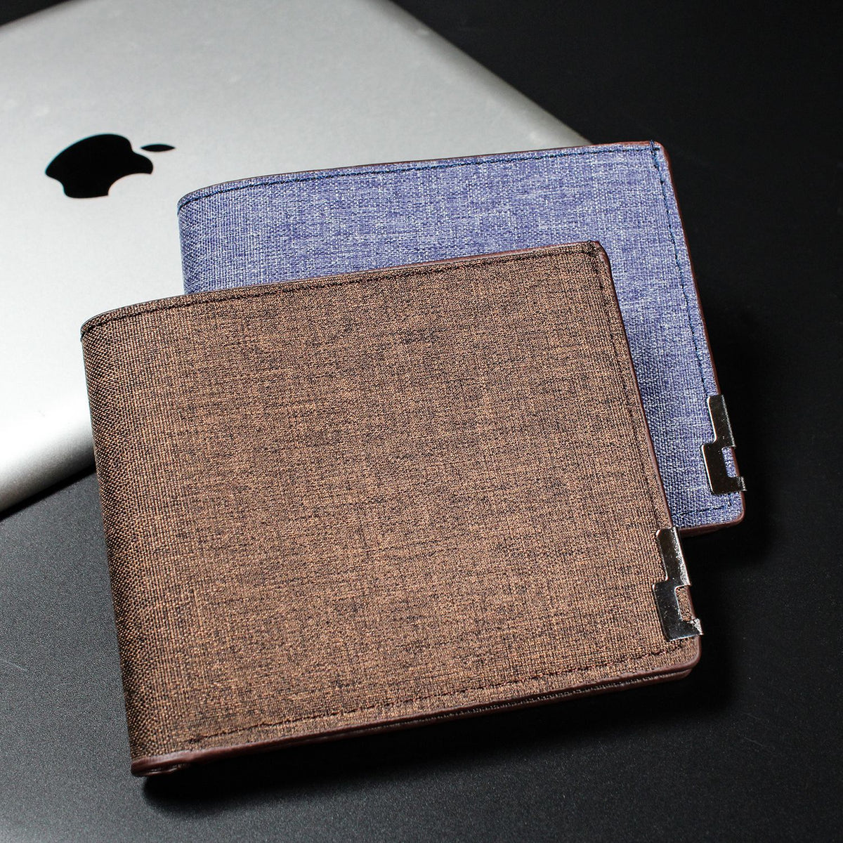 Mens Short Canvas Wallet