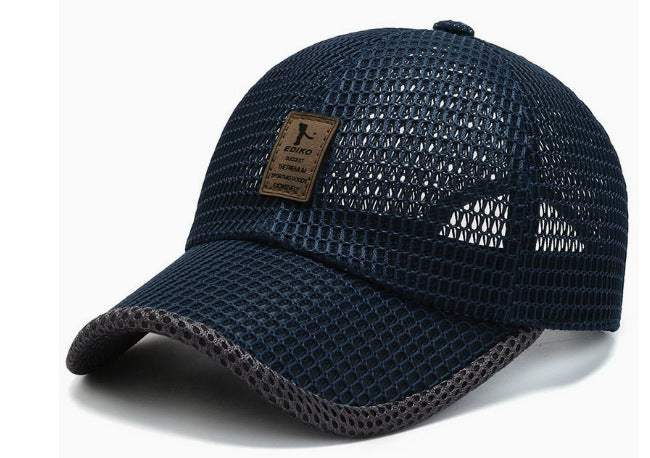 Mesh Baseball Cap with Sun Protection