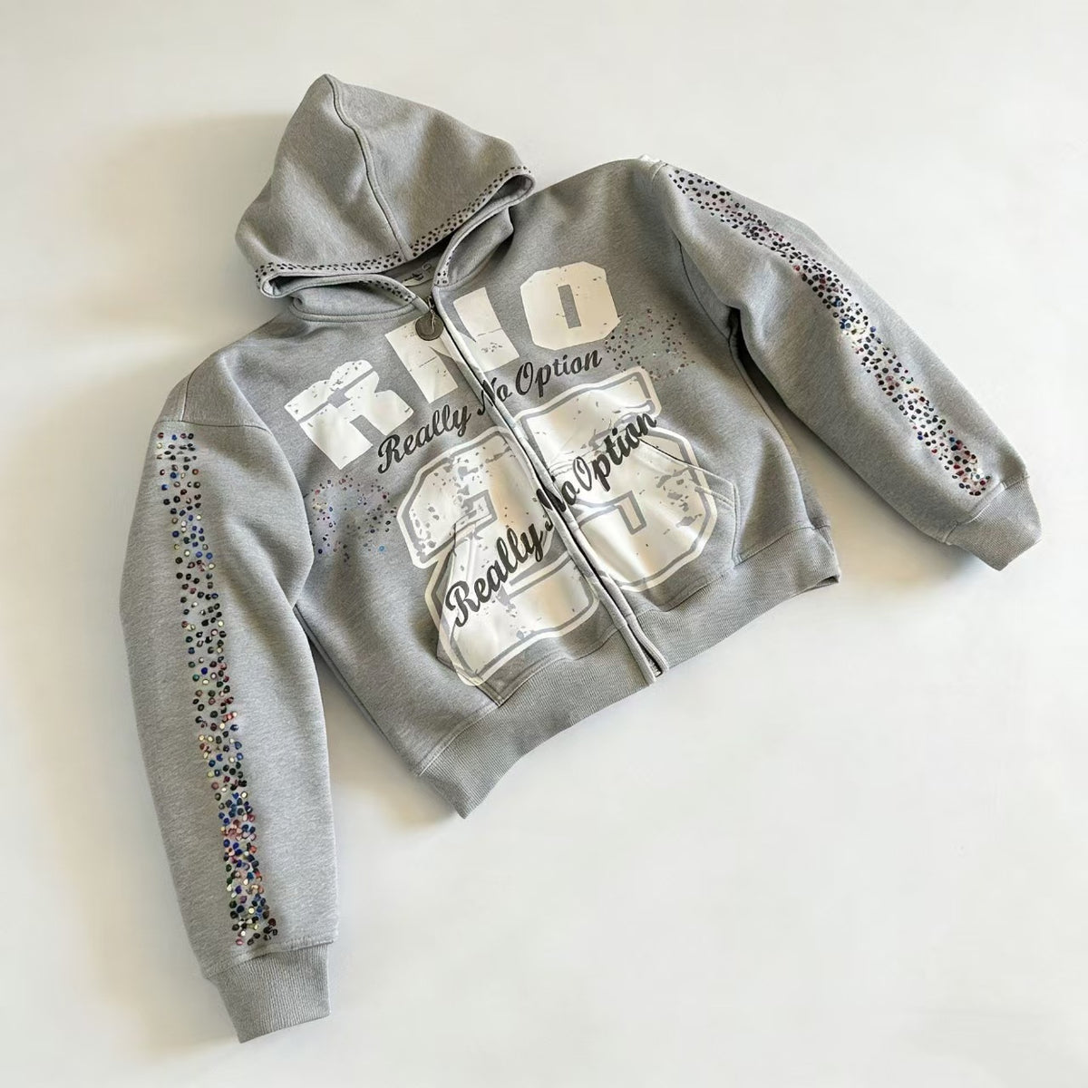 Retro Hooded Cardigan Unisex Casual Sweatshirt