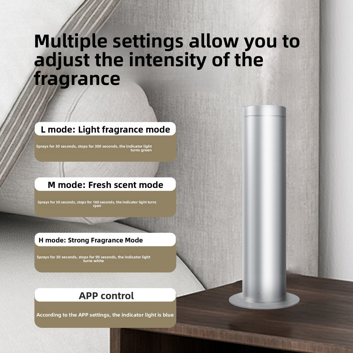 Bluetooth Aromatherapy Diffuser with Remote Control