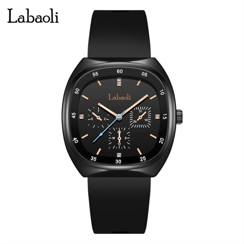 Simple Vintage Style Silicone Unisex Watch