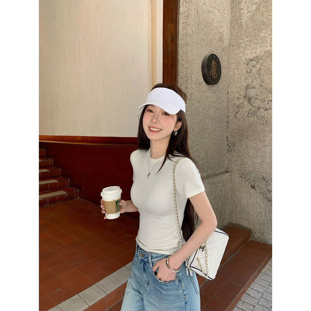 Womens Slim Fit Short Sleeve Tshirt