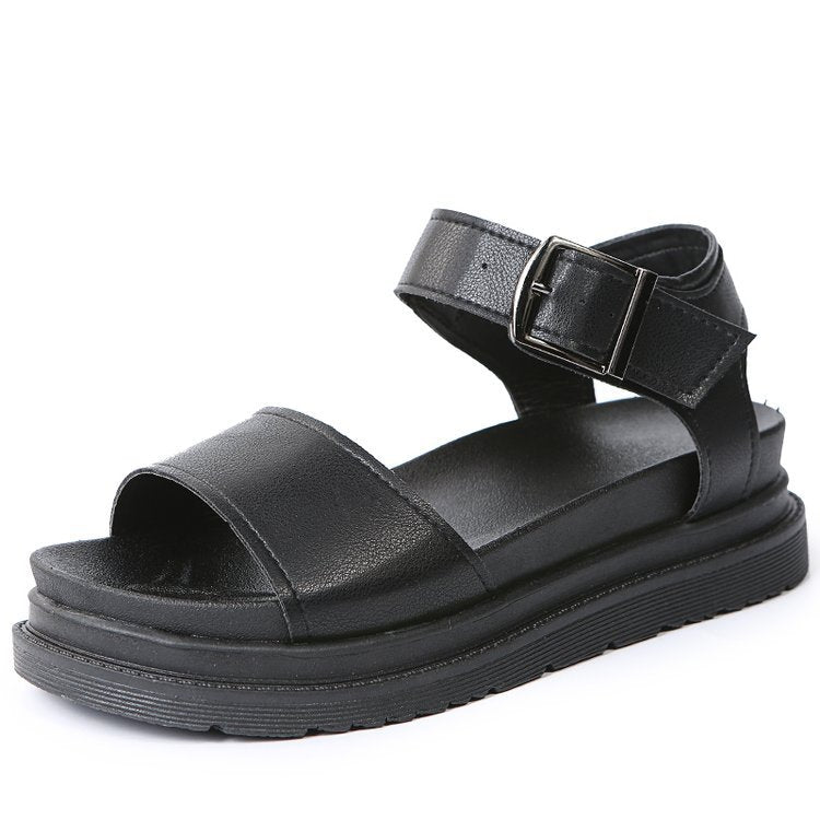 New Design: Women's Flat Roman Sandals Thick Hollow Out Sandals