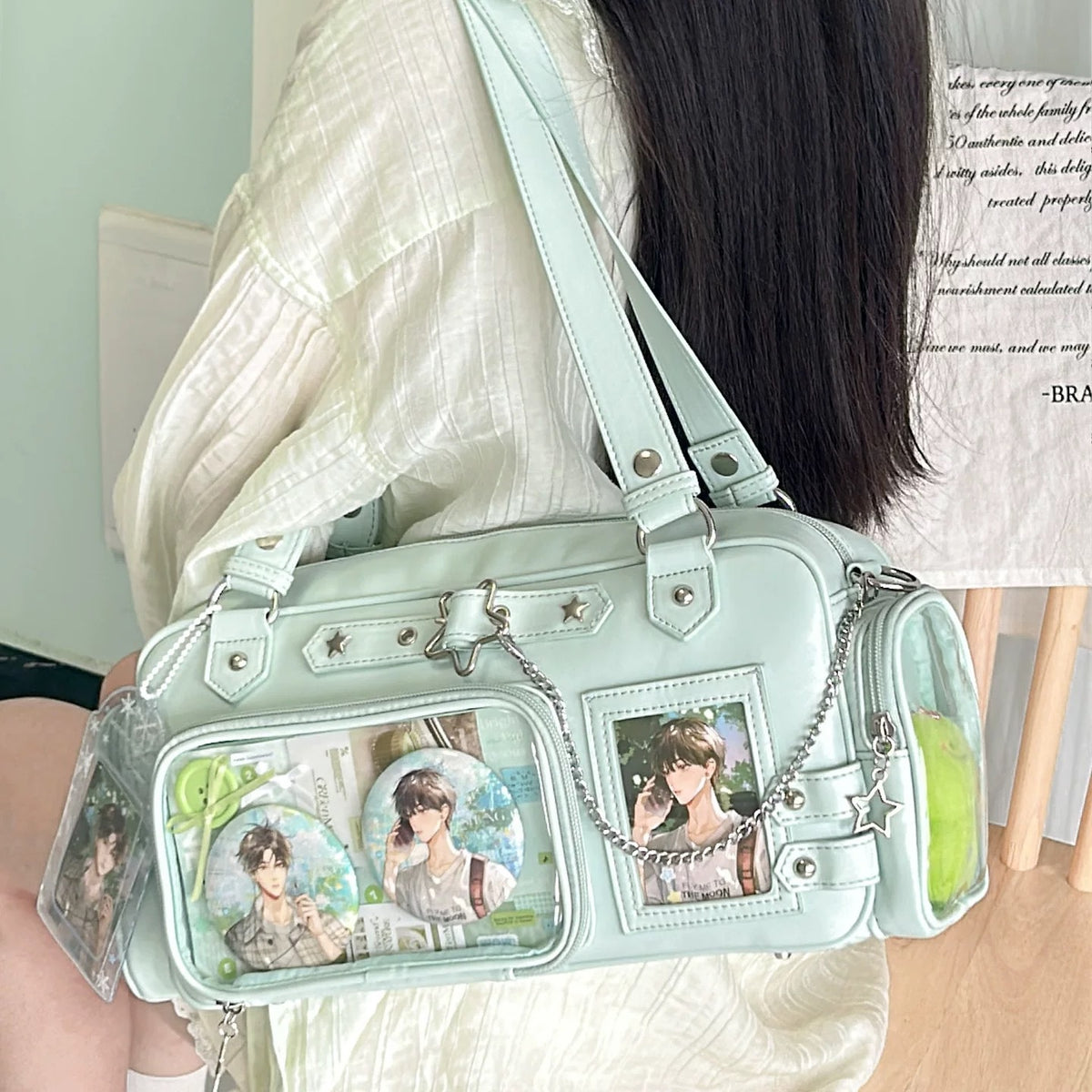Transparent Square Crossbody Bag