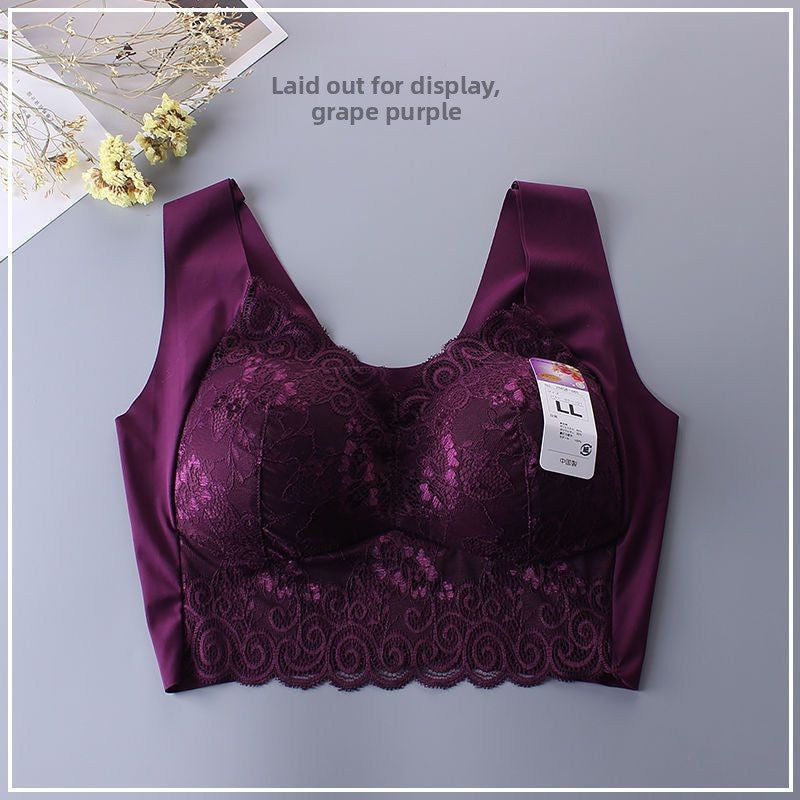 Seamless Lace Wireless Bra