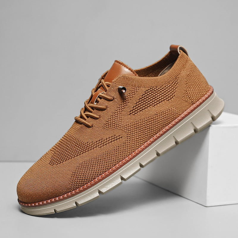 Men's Breathable Fly Woven Mesh Sneakers Casual Running Shoes