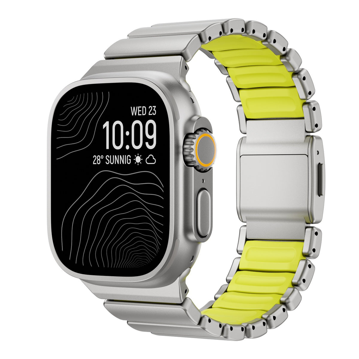 Magnetic Titanium Alloy Watch Strap for Apple Ultra S11/S12