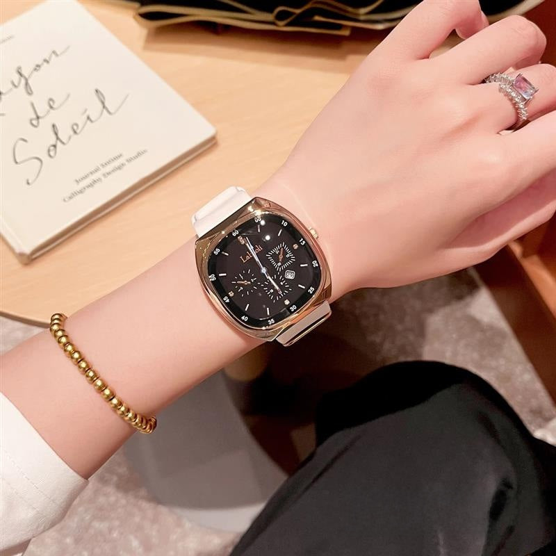 Simple Vintage Style Silicone Unisex Watch