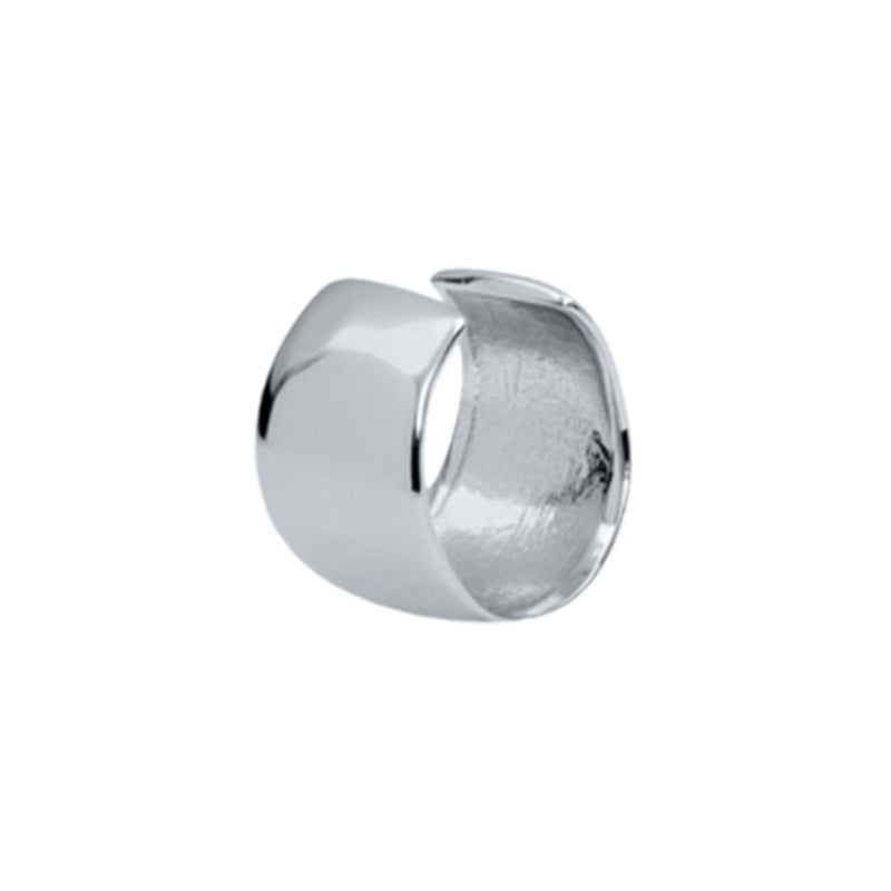 Light Luxury Zircon Inlaid 18K Gold Copper Ear Clip for Unisex