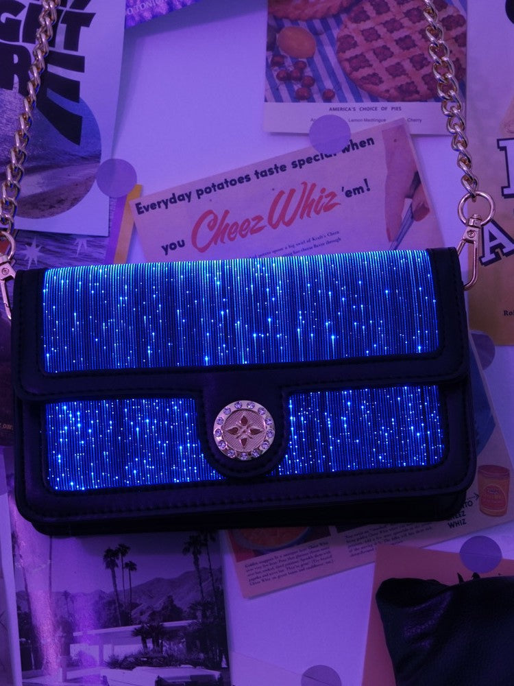 Luminous Crossbody Bag with Color Changing Feature