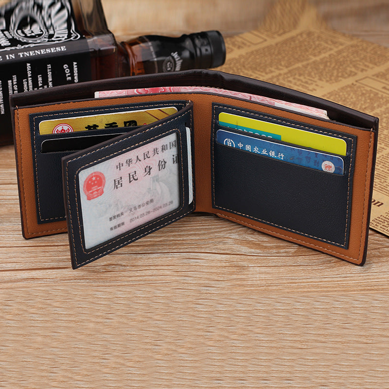 Short Style Mens Wallet with Multiple Card Slots