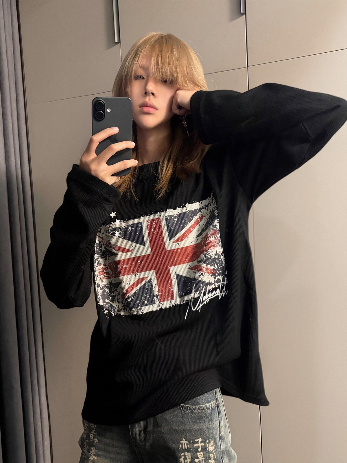 Printed Loose Base Long Sleeve