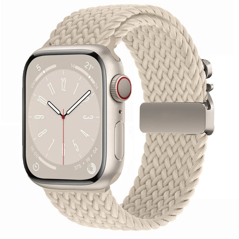 Braided Nylon Apple Watch Strap with Parachute Buckle