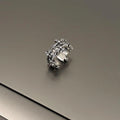 Punk Cross Adjustable Ring Vintage Gothic Unisex Jewelry