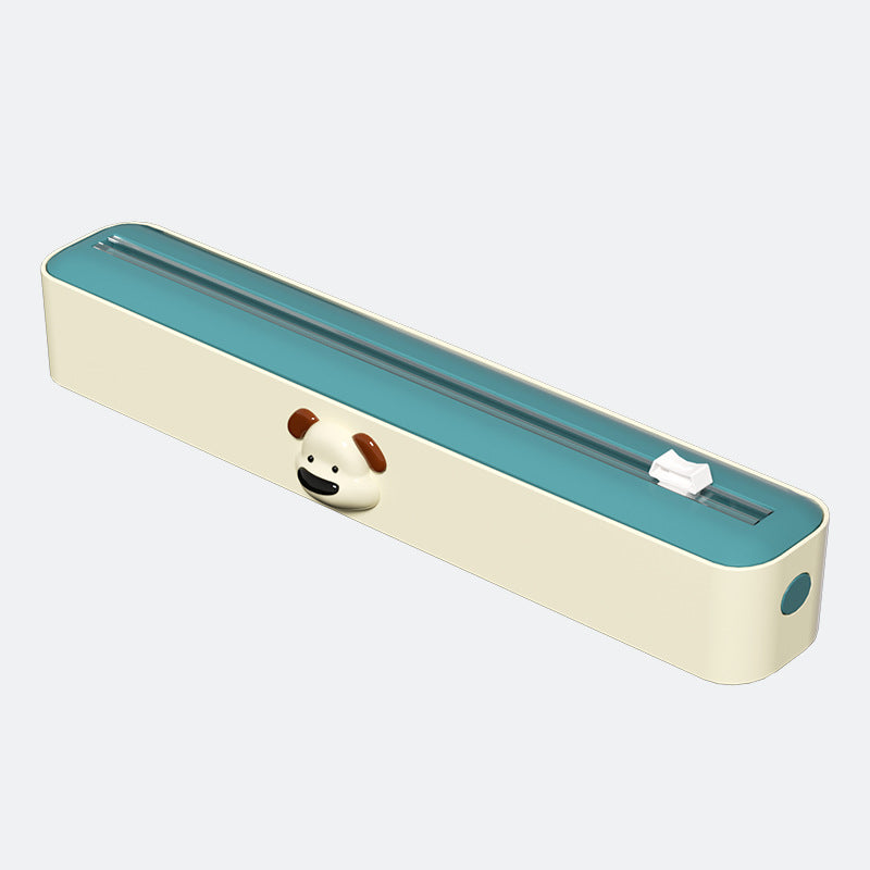 Adjustable Kitchen Wrap Cutter with Storage