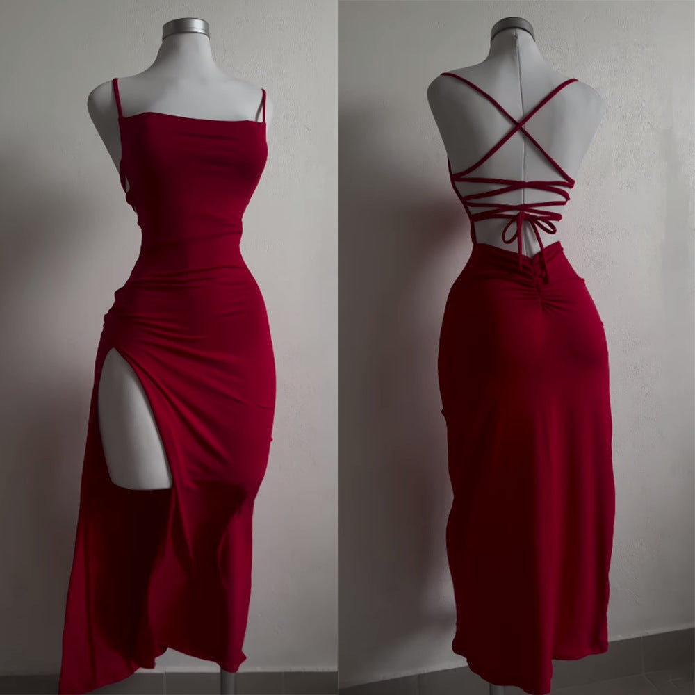 Slips, Slit Dresses, Back Straps, Backless Summer Party
