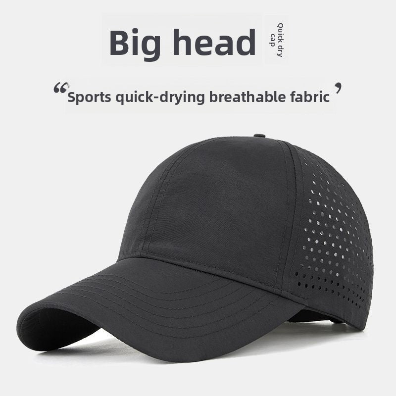 Quick-Dry Mesh Baseball Cap with Adjustable Strap