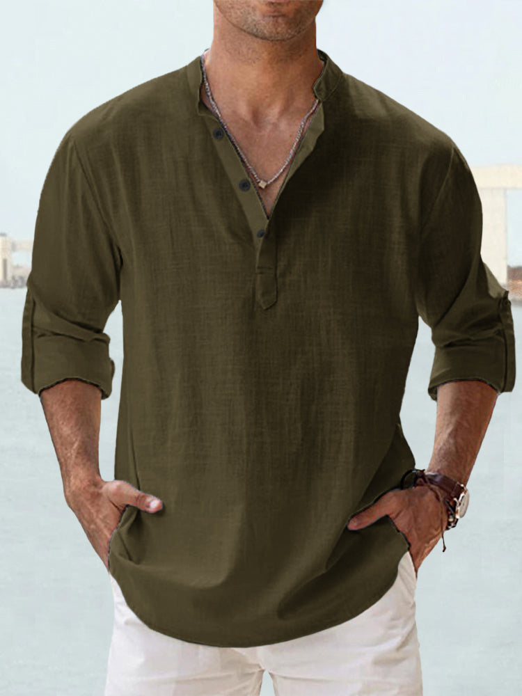 Loose-fit shirt casual T-shirt for men