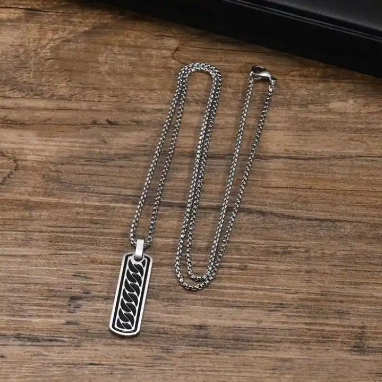 Unisex Pendant Stainless Steel Chain