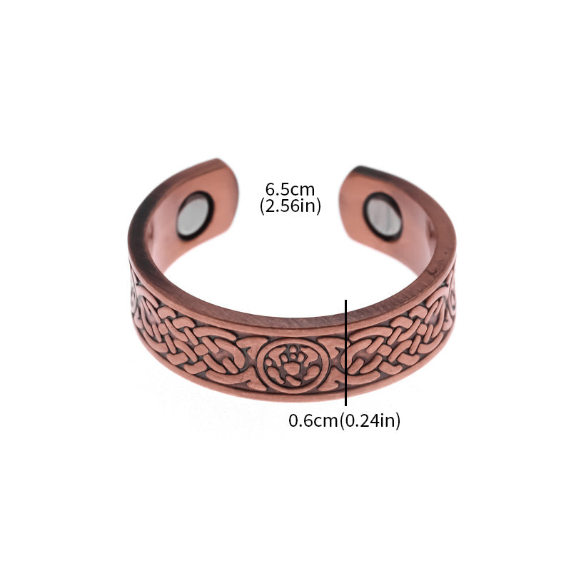 Copper Electroplated Open Ring Jewelry