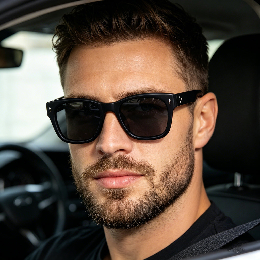 Square Frame Polarized Sunglasses