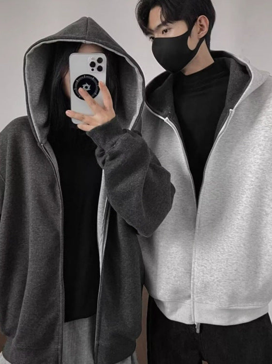 Color Block Hooded Sweatshirt Unisex Loose Fit
