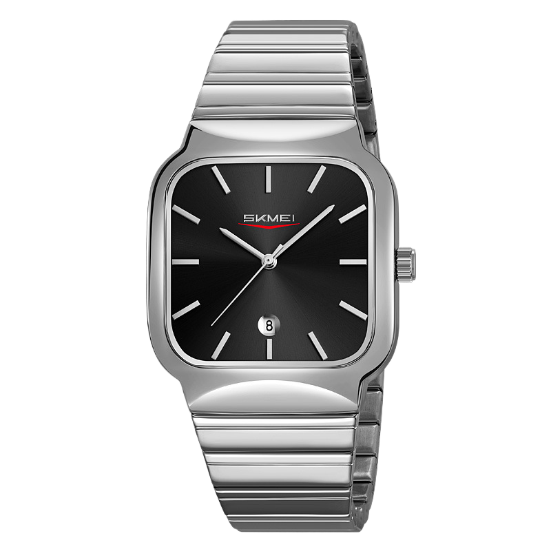 Square-shaped men's and women's watches