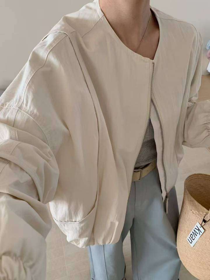 Womens Casual Baseball Jacket