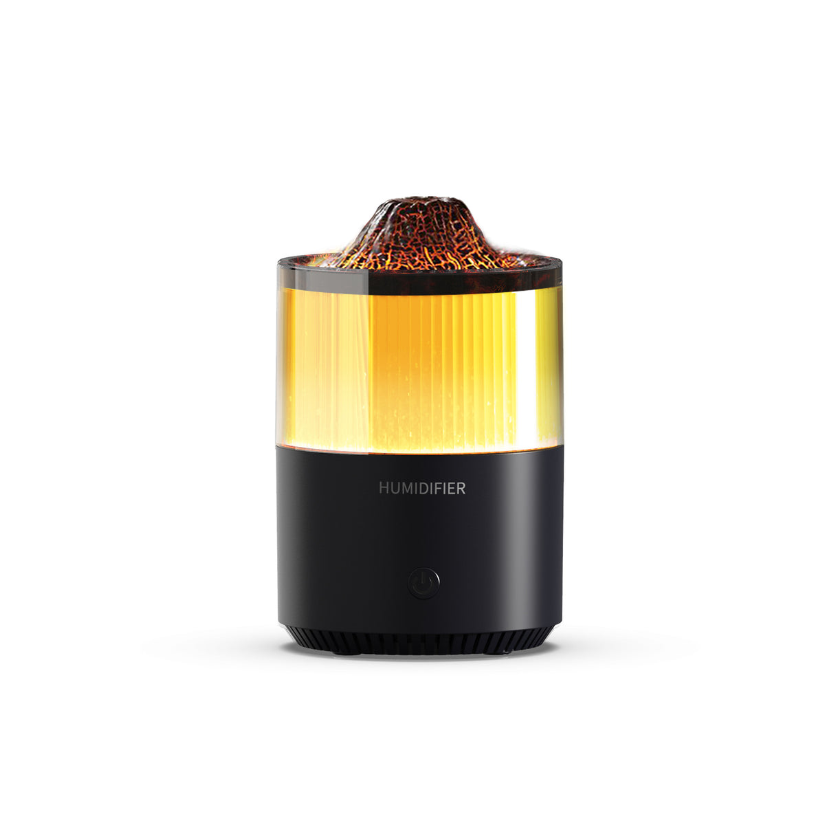 USB rechargeable aroma humidifier with flame effect