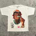 Graphic Print Cotton T-Shirt