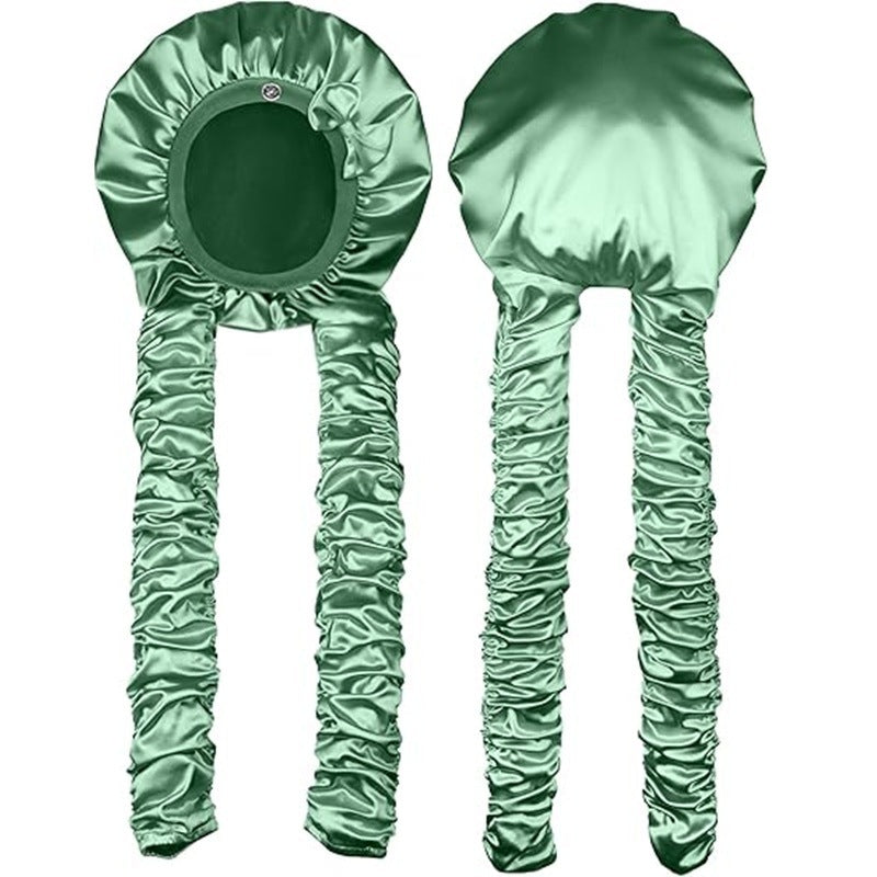 Satin Heatless Curling Sleep Cap
