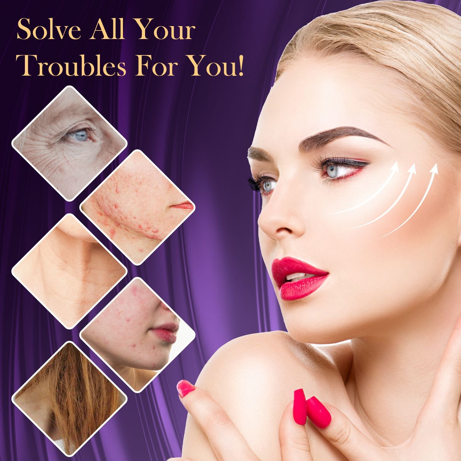 six-piece set high frequency beauty instrument