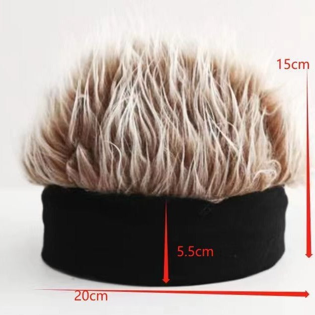 Knitted Unisex Winter Wig Cap / Landlady Cap