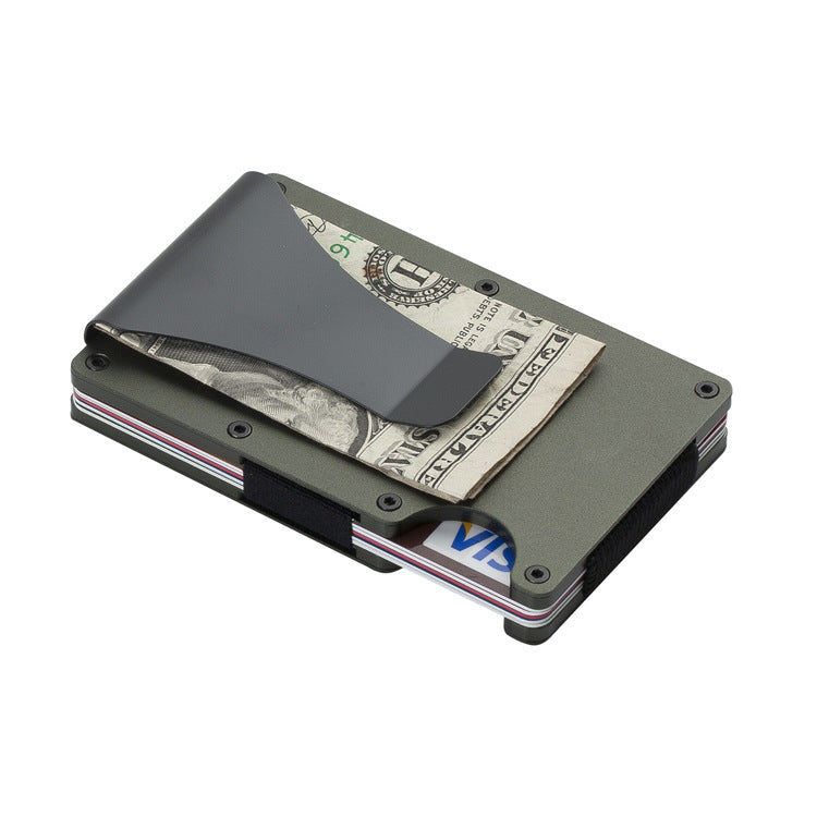 Aluminum Alloy RFID Blocking Card Holder Wallet