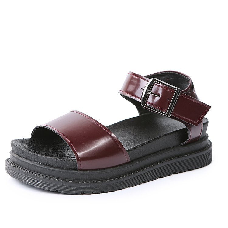 New Design: Women's Flat Roman Sandals Thick Hollow Out Sandals