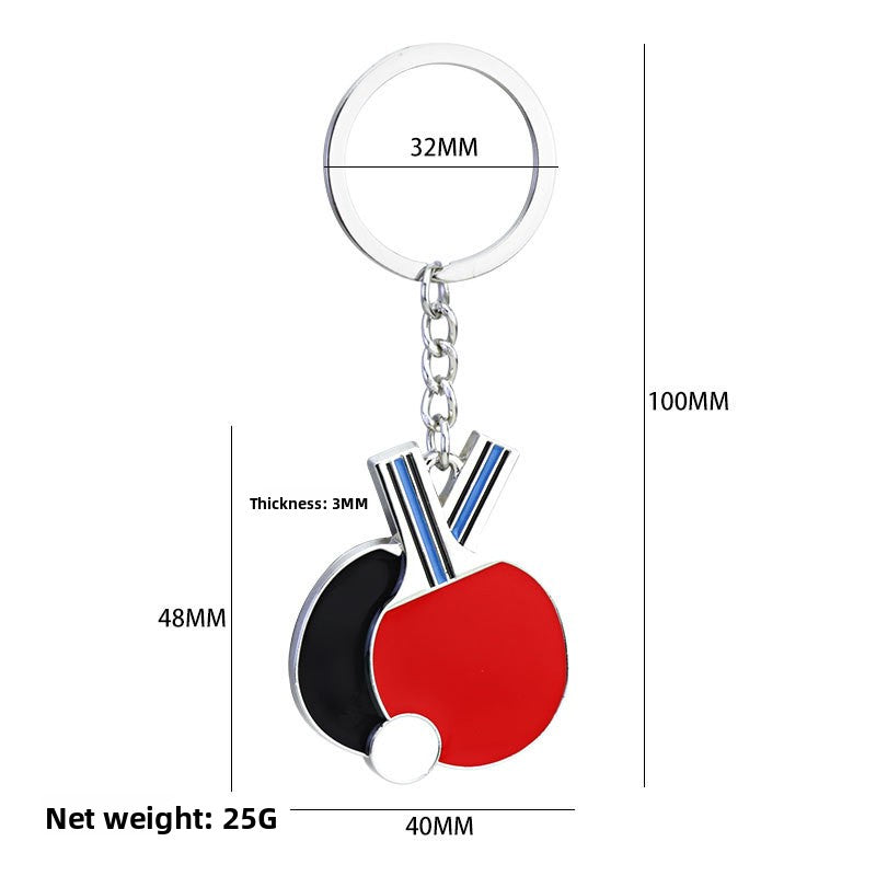 Ball-shaped keychain